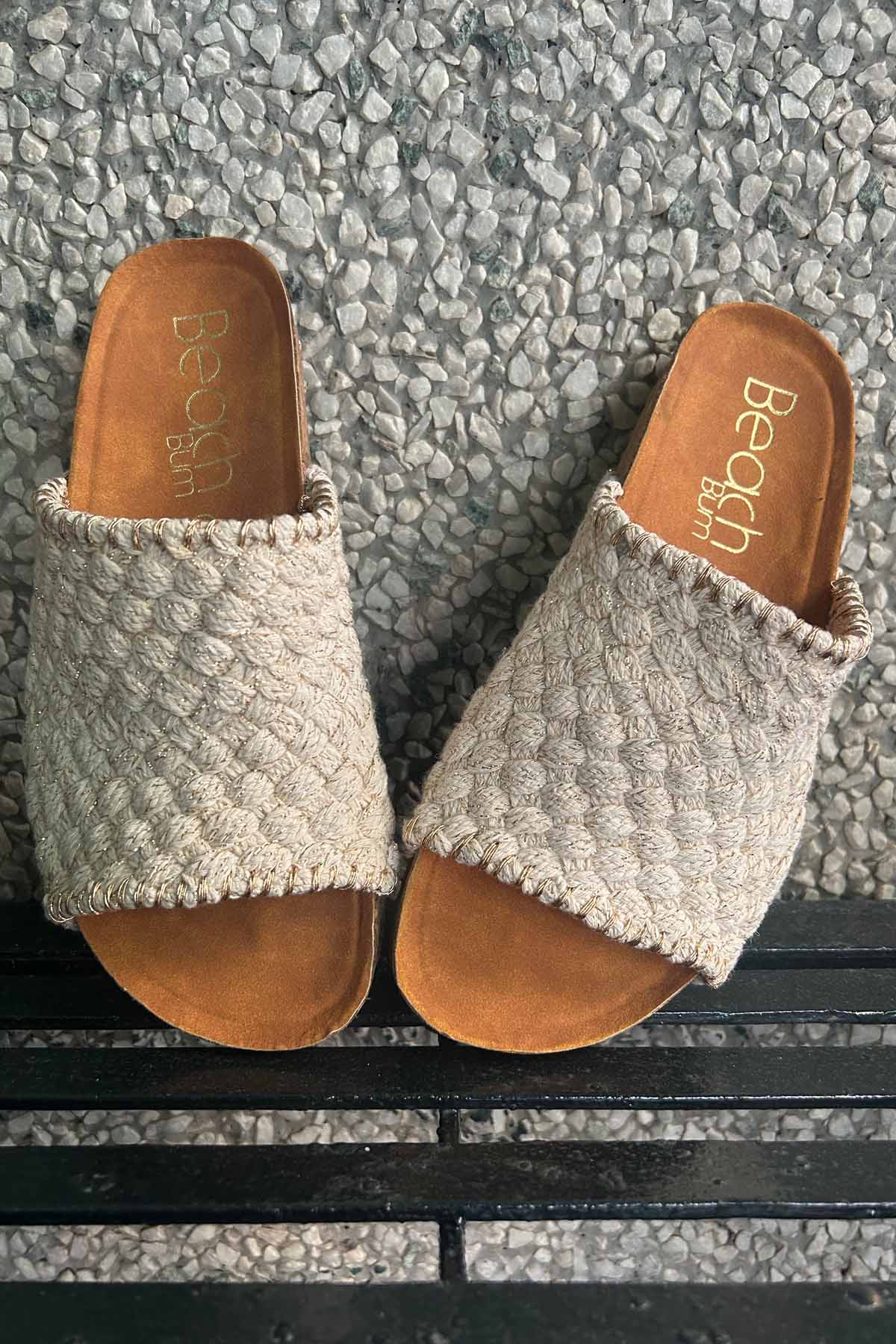 Buy Handmade Matte Weave Sliders By Beachbum Online